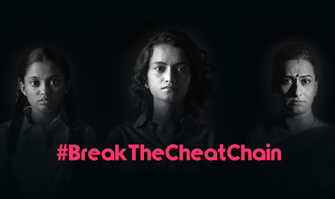 Blue Cross Laboratories asks girls, young women & mothers to #BreakTheCheatChain in the second phase of its digital compaign against painful periods a.k.a. dysmenorrhea